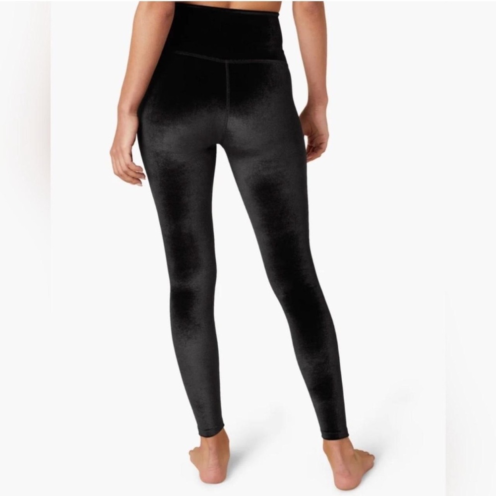 Beyond Yoga Velvet High Waisted Midi Leggings - Picture 3 of 5